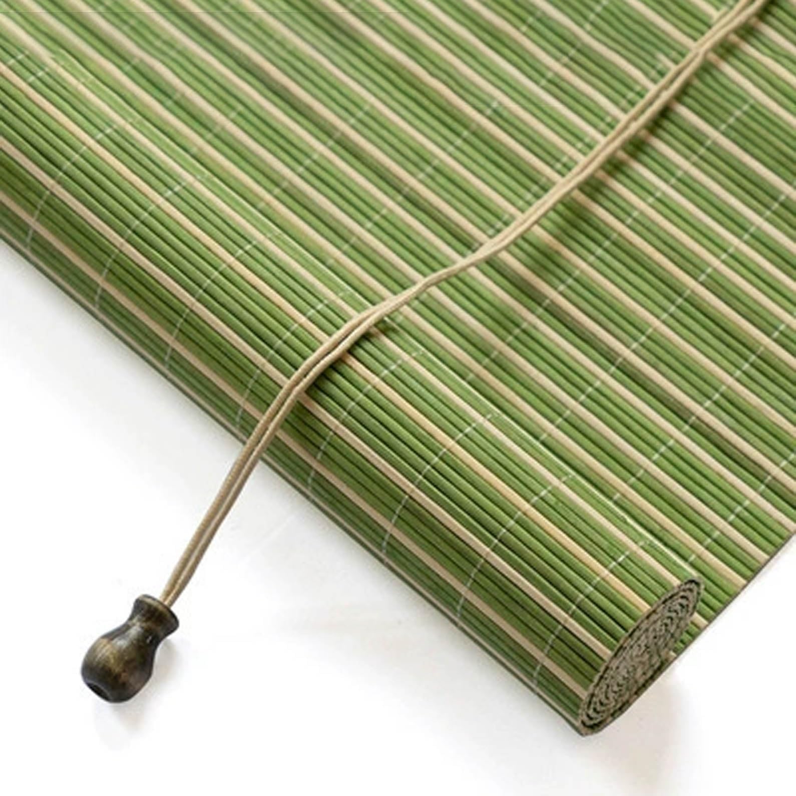 XiuXiu Bamboe jaloezieën bamboe tinten Romeinse bamboe gordijnen rolgordijnen voor binnenramen oprolbare jaloezieën binnen, buiten, patio, kleur B, 122 B x 160 cm H XiuXiu Bamboe jaloezieën bamboe tinten Romeinse bamboe gordijnen rolgordijnen voor binnenramen oprolbare jaloezieën binnen, buiten, patio, kleur B, 122 B x 160 cm H