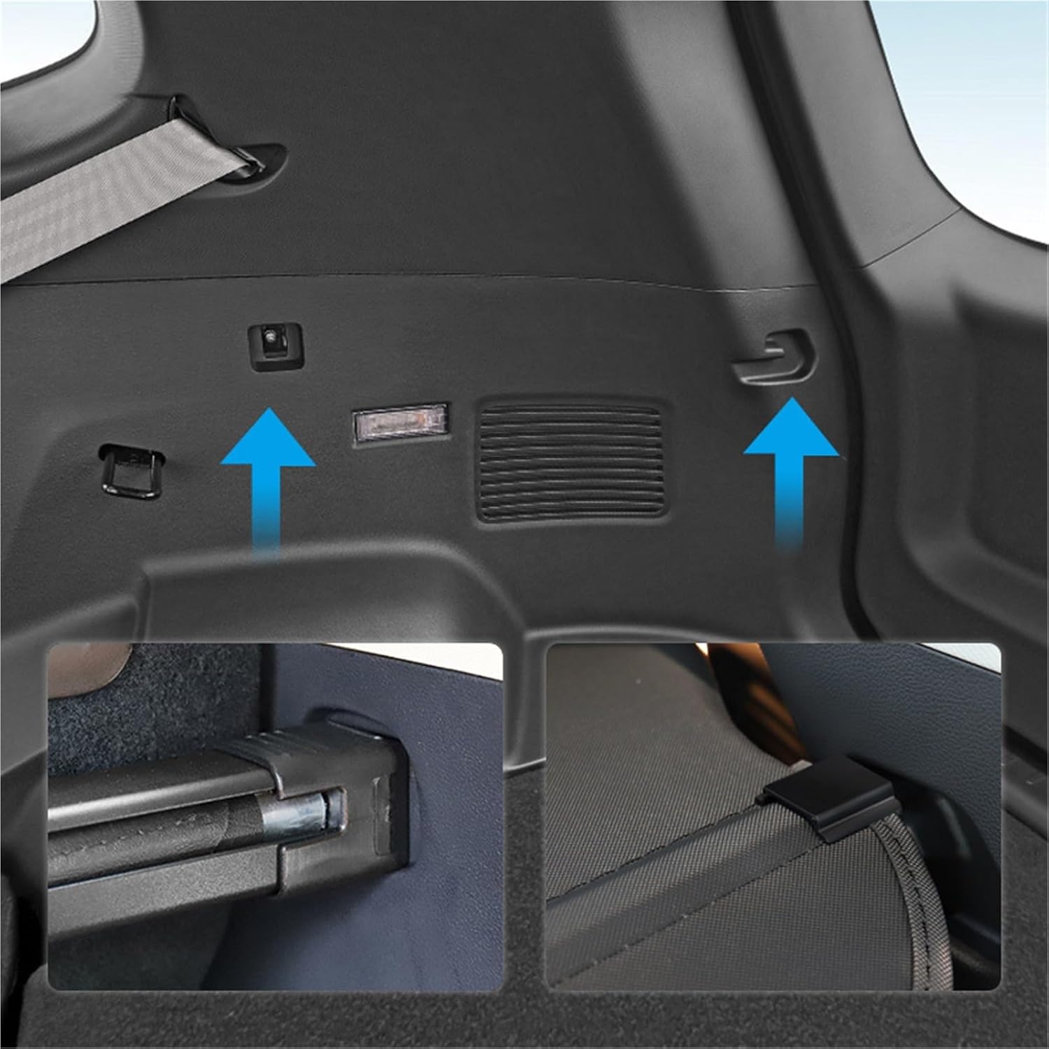 for Aion Y Plus 2023 2024 2025 Retractable Trunk Cargo Cover Privacy Rear Shielding Shade Auto Accessories