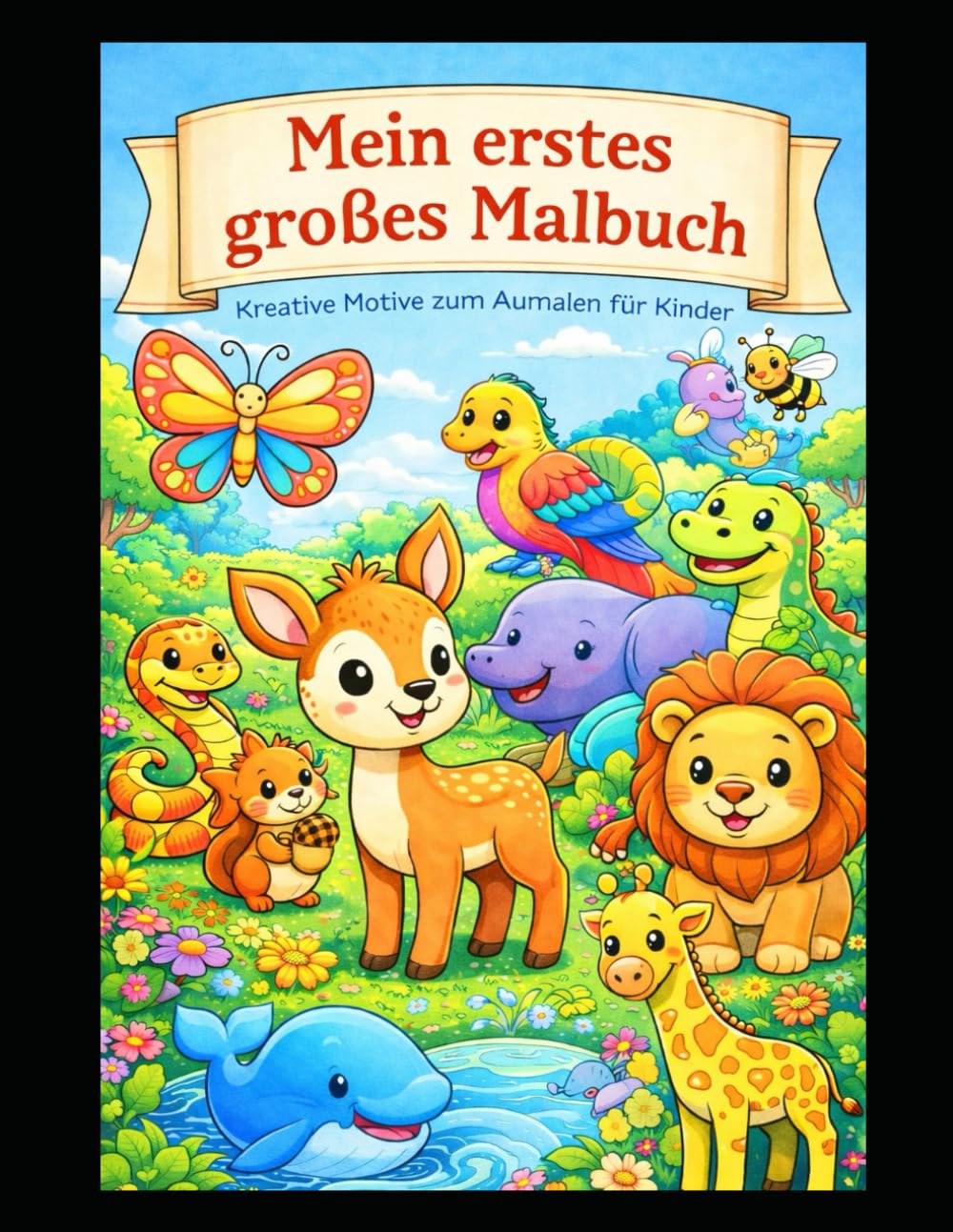 Mein erstes Malbuch: Kreative Motive für Kinder