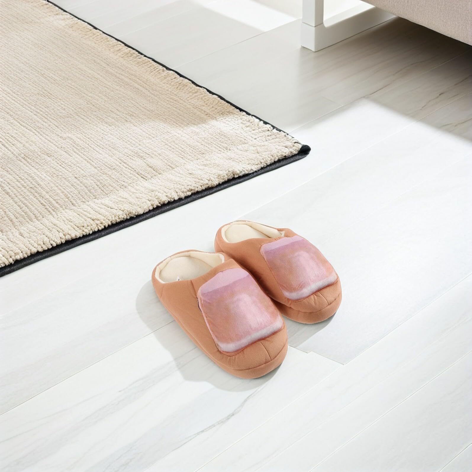 Mikikit Pantofole da Donna Pelose Divertenti Invernali Pantofole da Interno Morbide con Motivo Originale Calde e Comode per Casa e Feste Autunnali