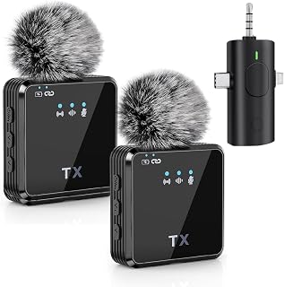 MAYBESTA 3 in 1 Wireless Microphone, Noise Cancellation Wireless Mic for Youtubers, Video Recording, Facebook, Compatible ... Price In India