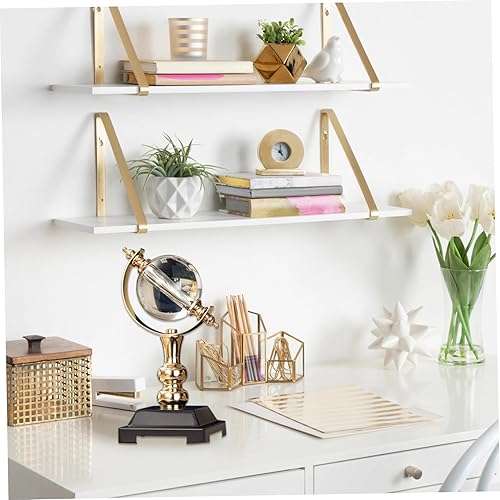 Miniatura 6 de World Globe with Crystal Sphere Stand, Luxury Desktop Decor, 11 Inch Crystal Ball for Office Home