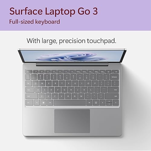 Miniatura 6 de Microsoft Surface Laptop Go 3 (2023) - Laptop con pantalla táctil de 12.4 pulgadas, delgada y ligera, Intel Core i5, 8 GB de RAM, SSD SSD de 256 GB,