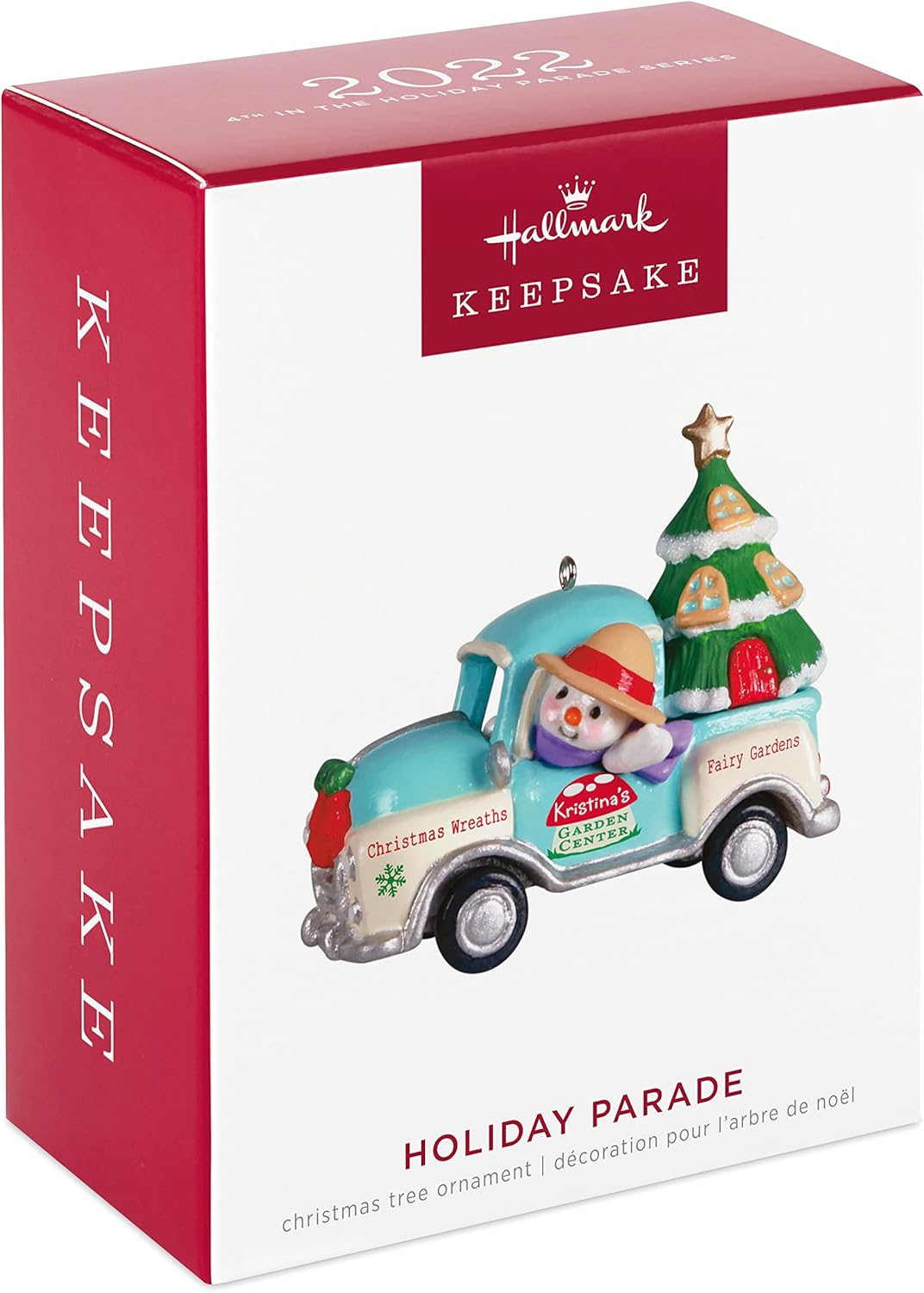 Hallmark Keepsake Plastic Christmas Ornament 2022 Year-Dated, Holiday Parade Garden Center Truck - Image 3