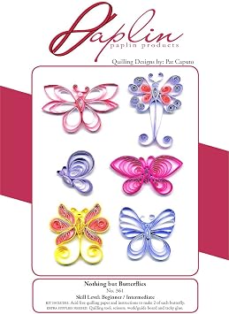 PAPLIN PAPER PAP361 Paplin Quilling Kit Butterflies