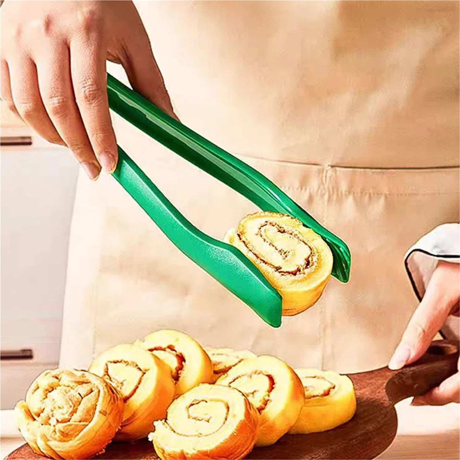 3 Teile/satz Mehrweg Lebensmittel Brot Clip Küche Zange Kunststoff Salat Steak Clamp Eis Backen Werkzeuge Gadget(Blue)