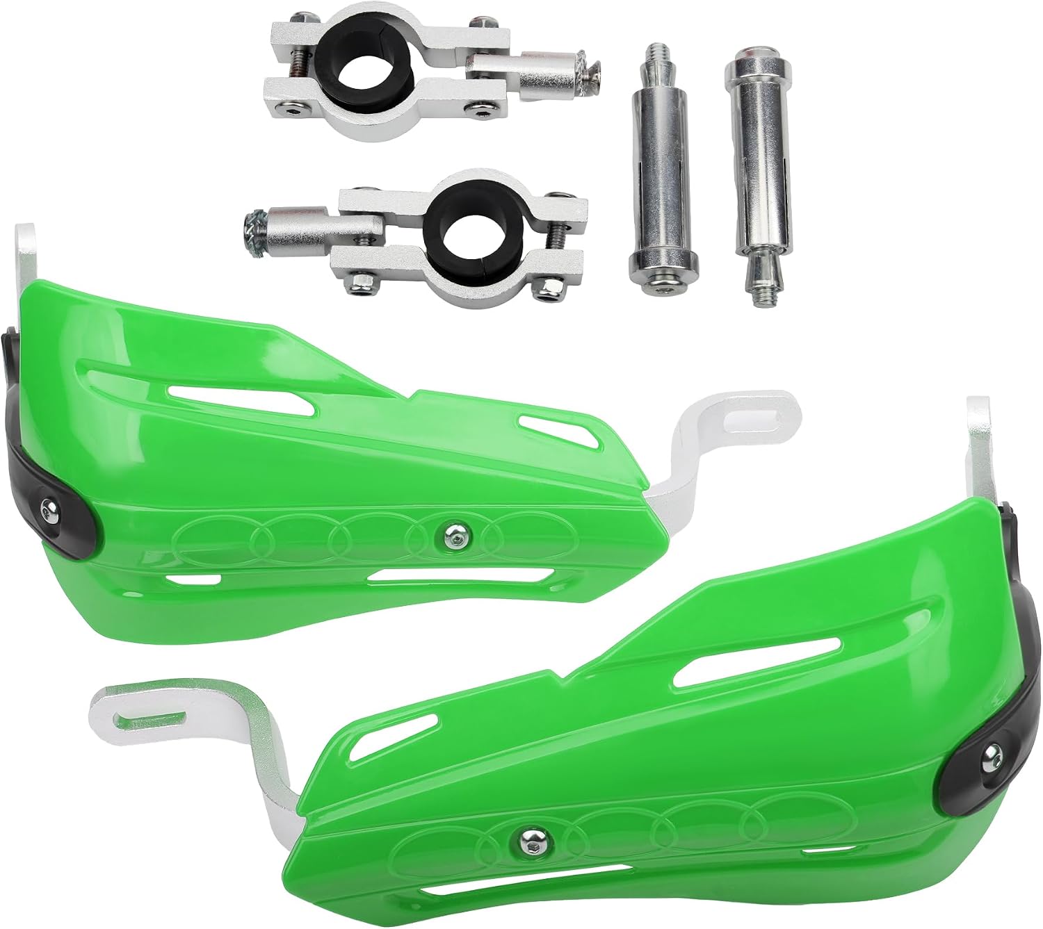 Dirt Bike Hand Guards,Universal 7/8" and 1 1/8" Motorcycle Handlebar Levers Protector Compatible with ATV Quad Off Road Motorcross-Green