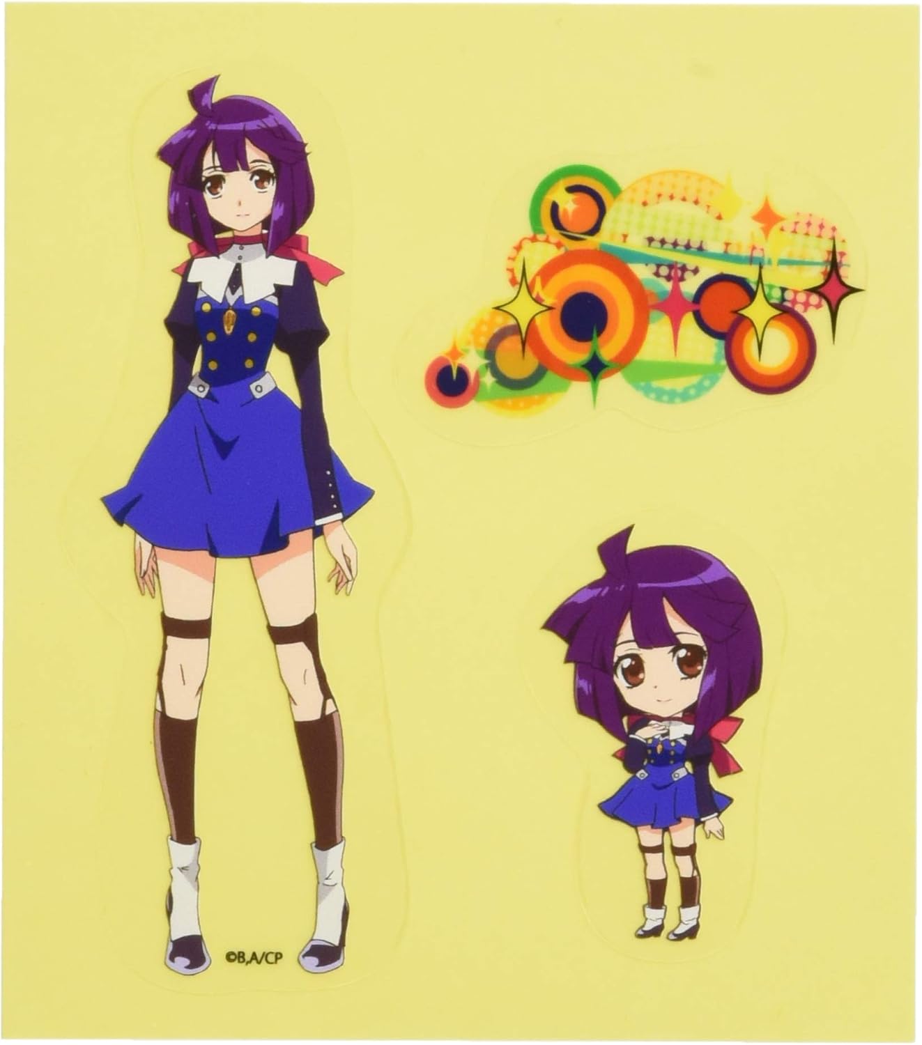 Amazon コウブツヤ コンクリート レボルティオ 超人幻想 02 星野輝子 デコレーションステッカー アニメ 萌えグッズ 通販