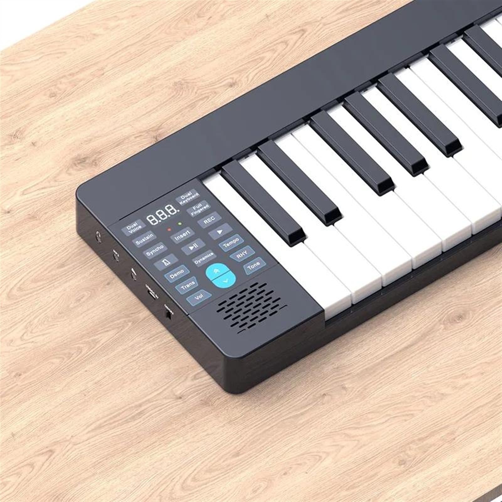 Amazon | 折りたたみピアノ 61 鍵盤キーボード楽器プロフェッショナル