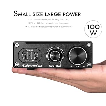 Amazon.co.jp: 【Nobsound G2】 ミニデジタルパワーアンプ 100W