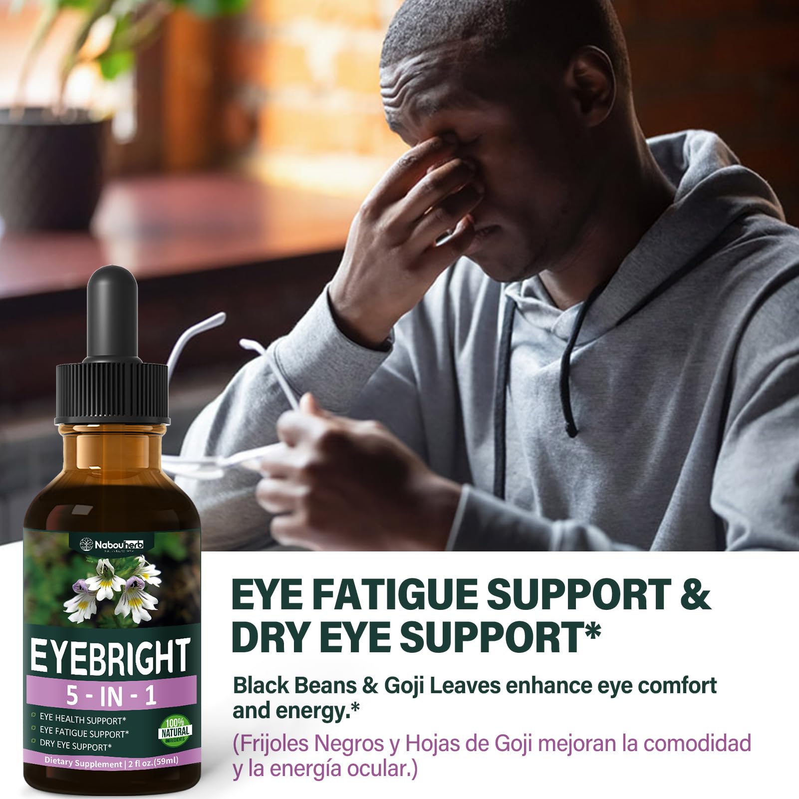 Natural Eyebright Drops for Eye Health & Dry Eye Support, 2 oz — Amazon image 3