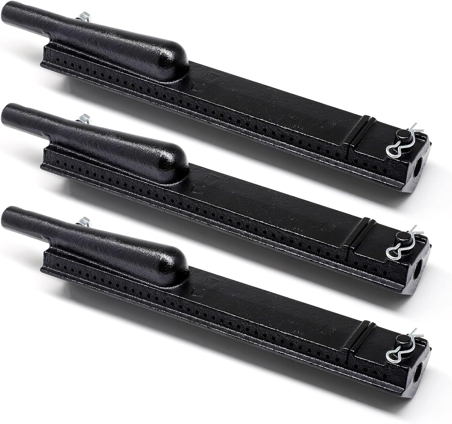 Adviace Grill Replacement Parts for Charbroil 463251605 463240904 463251505, Cast Iron Grill Burners for Char-Broil, Grill Burners for Front Avenue Grill