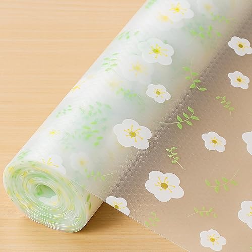 Cooyes Revestimiento de cajón y estante para armarios de cocina no adhesivo, extra largo de 11.8 x 236 pulgadas, antideslizante, lavable, forros