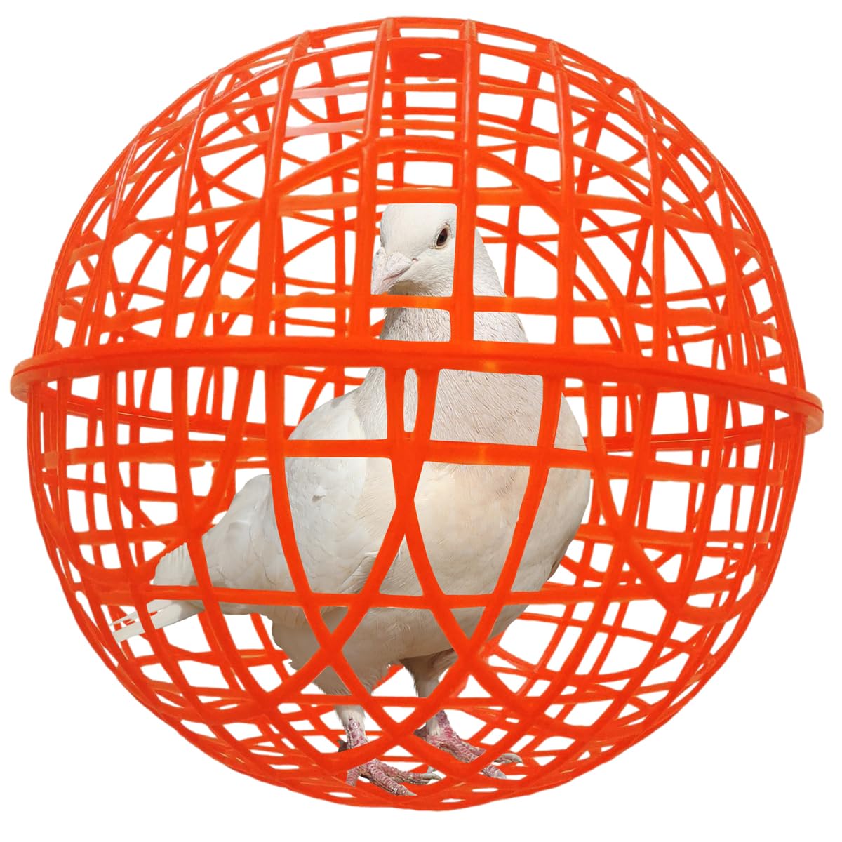 CalorMixs 11" Ball-Shaped Movable Pigeon Chick Coop, Little Rabbit Duck Guinea Pig Safe Walking Net,Preventing Dog Bites, Predation by Eagles Wolves