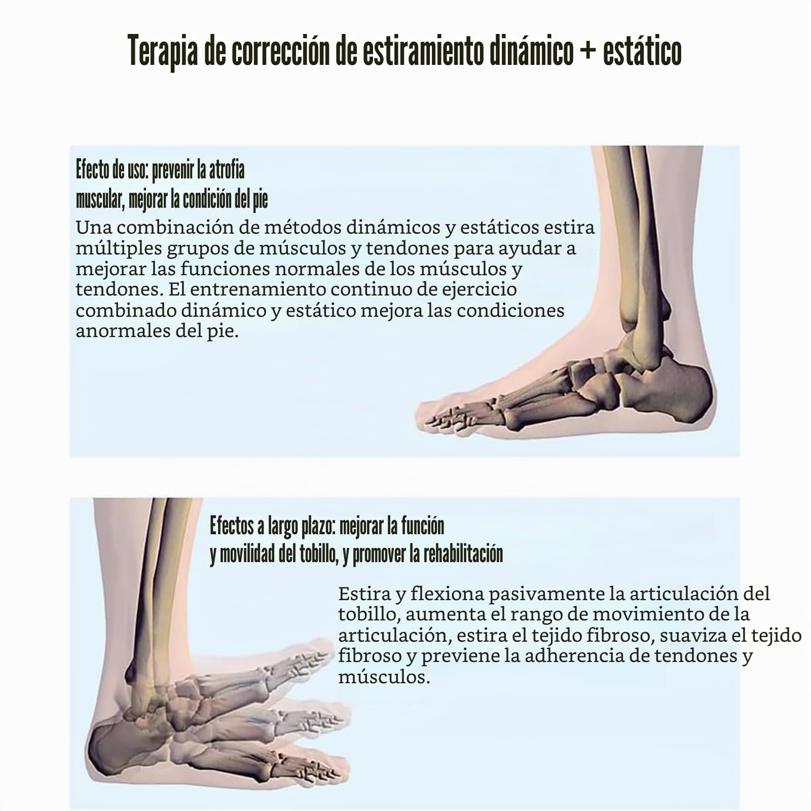 Entrenador De Tobillo Eléctrico, Dispositivo De Entrenamiento De Rehabilitación De Tobillo Con Control Remoto, Plantarflexión 0-45 ° + Dorsiflexión 0-50 °, Modo Manual O Pasivo, Para Caída Del Pie