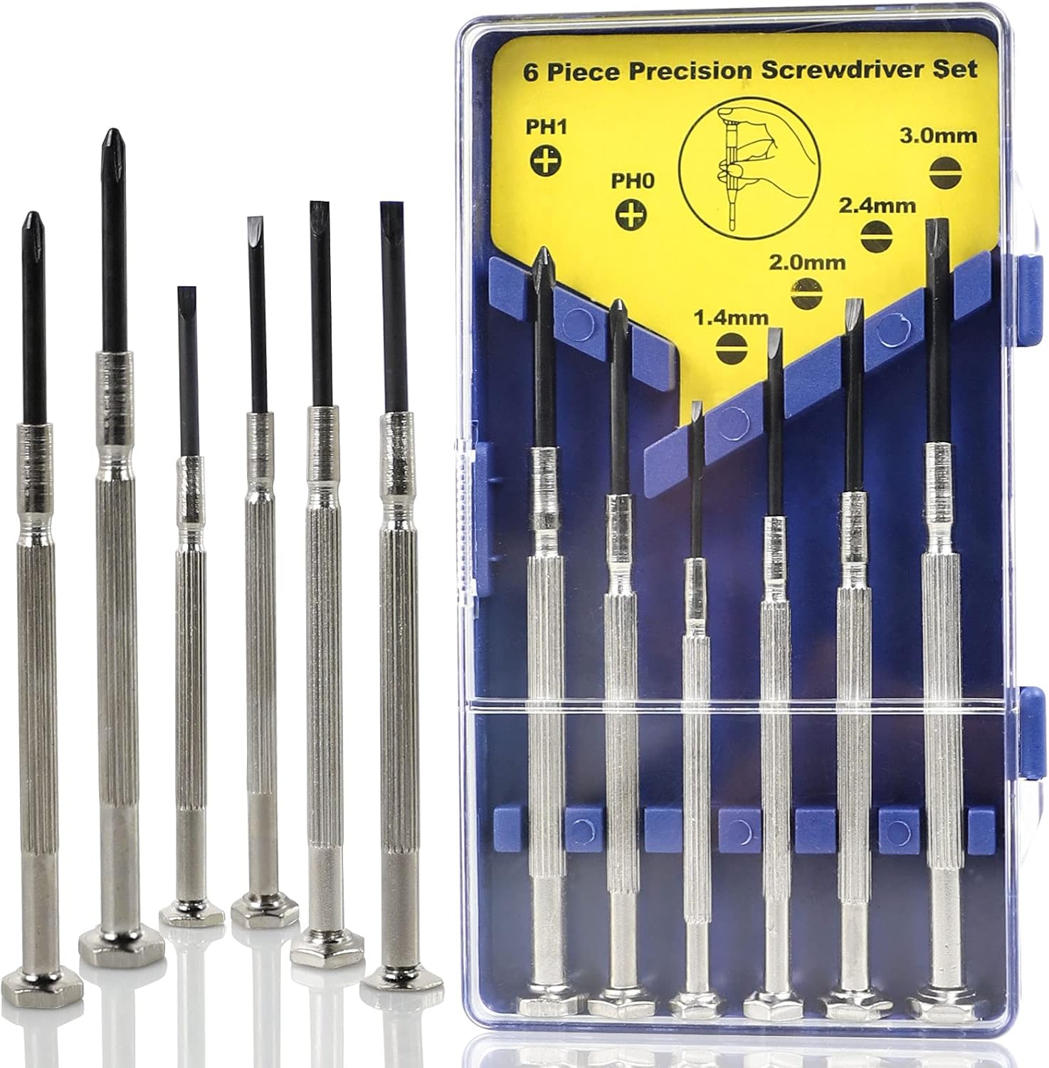 6 PCS Precision Screwdriver Sets, Eyeglass Repair Kit