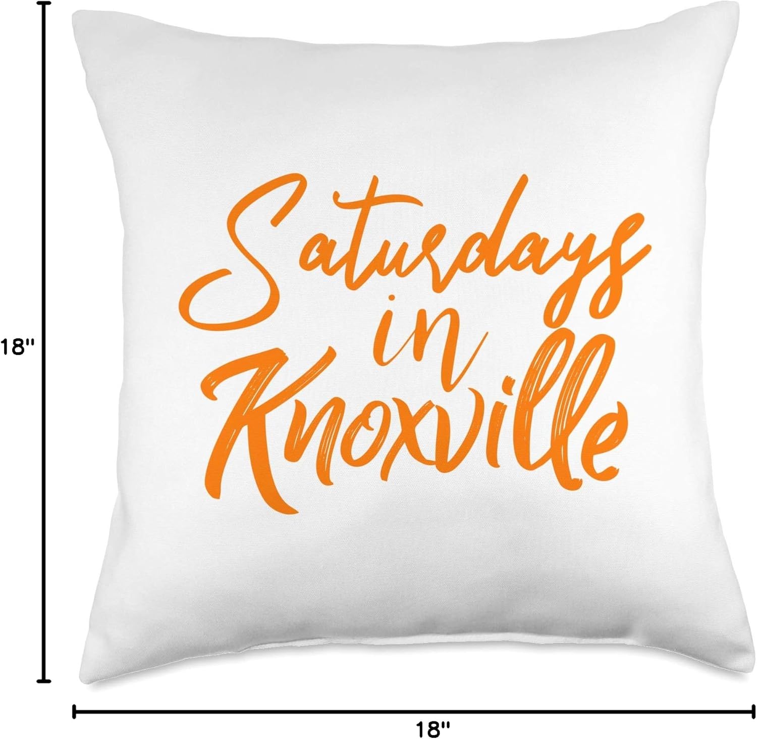 Saturdays in Knoxville Tennessee Throw Pillow