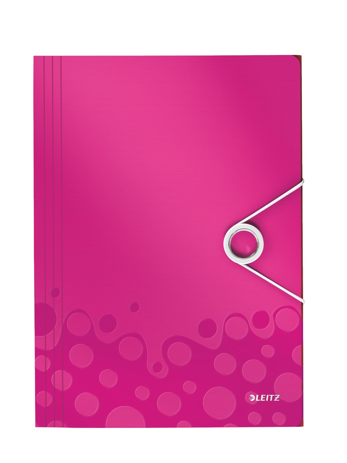 Leitz WOW – di gomme con 3 alette, colore: Rosa