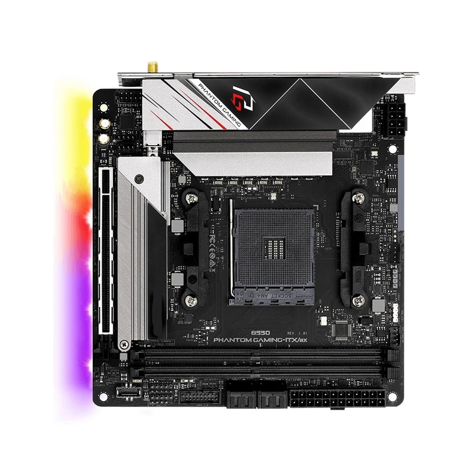 Placa Madre Fit For ASRock B550 Phantom Gaming-ITX/AX