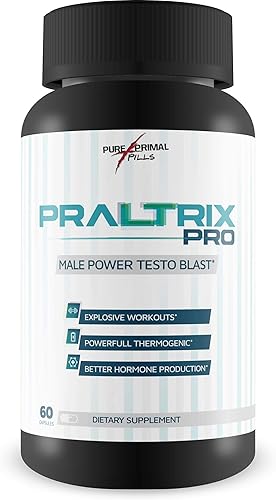 Praltrix Pro macho Power Testo Blast Explosive Testo Boost by Pure Primal Pills Feel Alpha Power and Endurance with a Natural Boost of