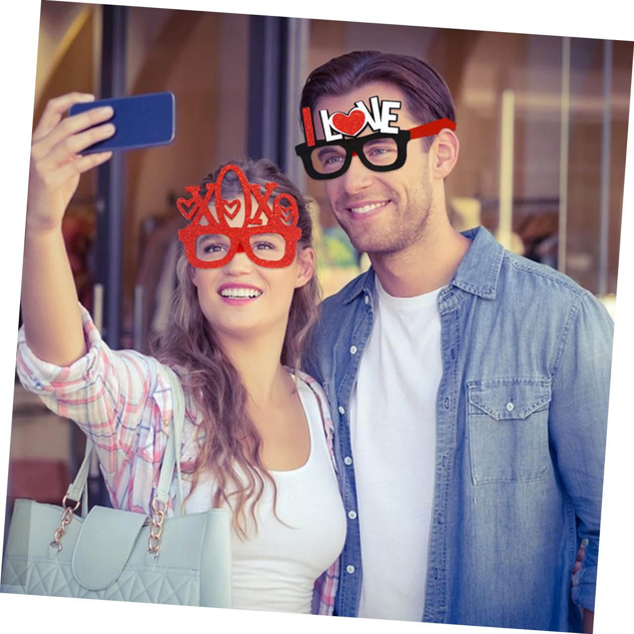 Alipis 18stücke Teiliges Set Valentinstag Herzbrillen Lustige Partybrillen Als Fotorequisiten Für Hochzeiten Und Besondere Anlässe Für Romantische Und Kreative Posen