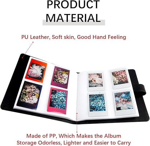 Miniatura 7 de Mini álbum de fotos de 256 bolsillos para Fujifilm Instax Mini 12Mini 11Mini 9Mini 40LiPlay cámara instantánea, Polaroid SnapZ2300SocialMatic e