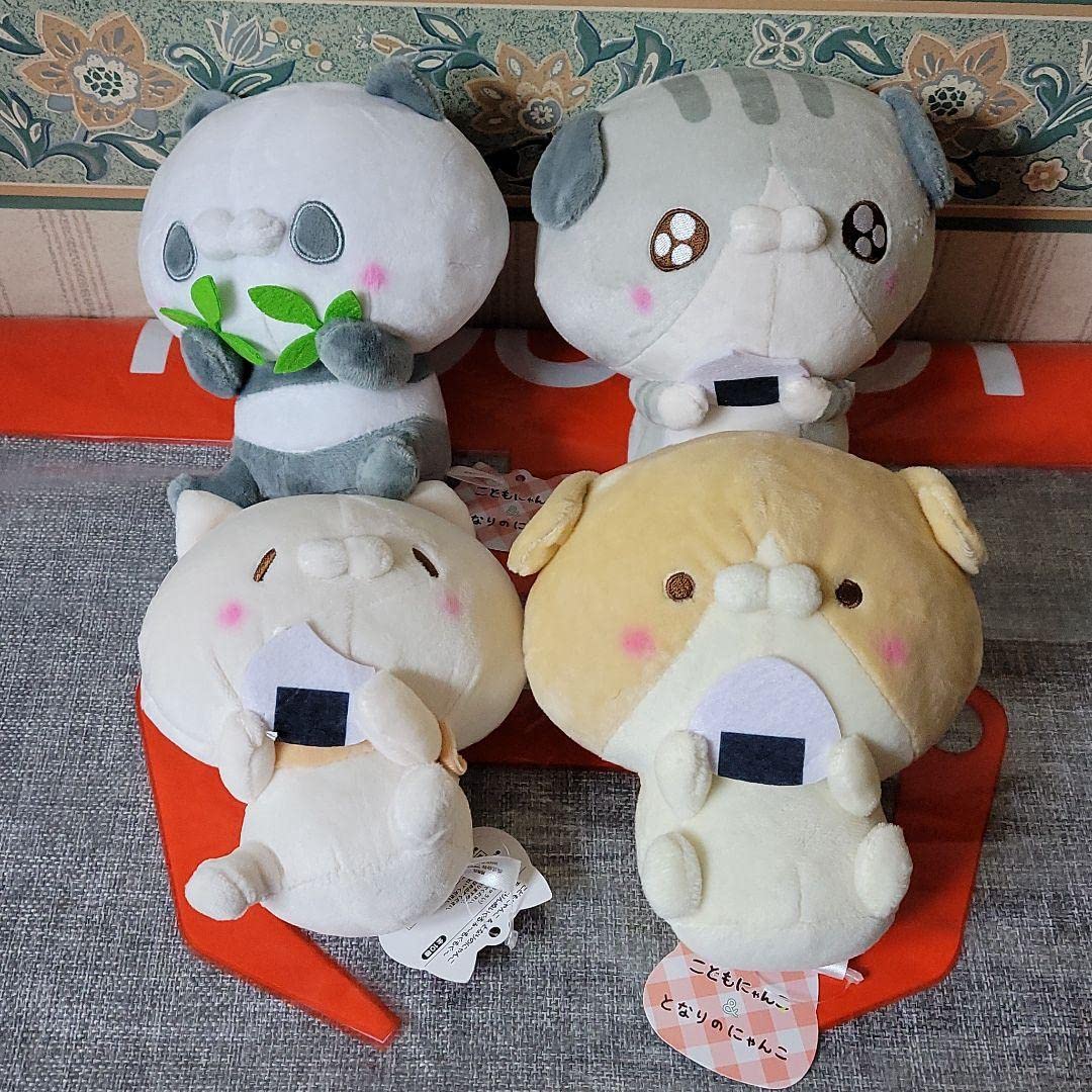 となりのにゃんこ　ちょこりんぬいぐるみ SNSで大人気の「こどもにゃんこ」「となりのにゃんこ」第2弾