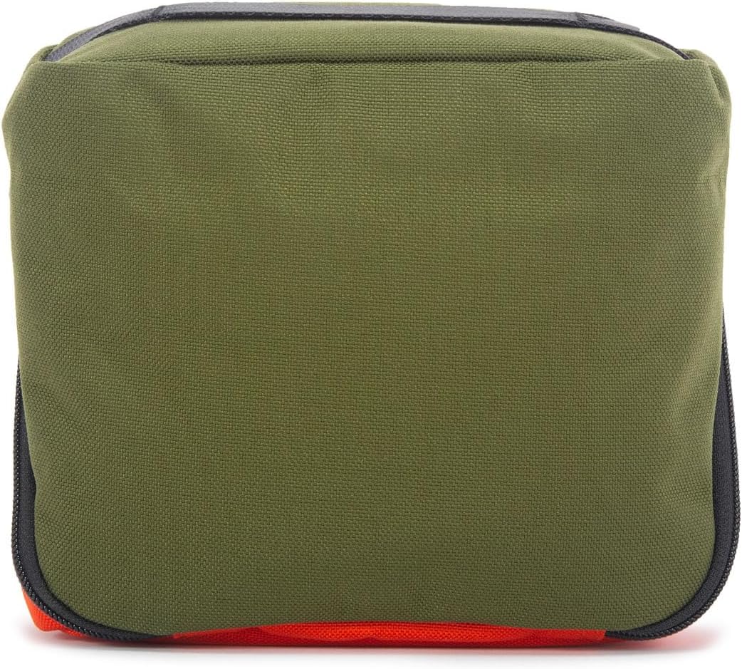 Manhattan Portage Newtown Toiletry Case Water Resistant Made with1000D Cordura For Everyday Use (Orange/Olive)