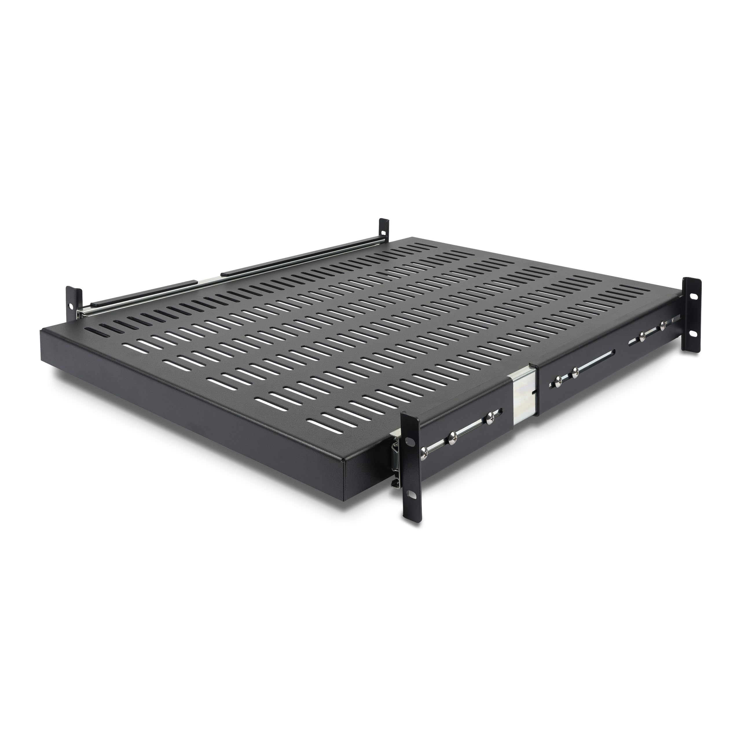 Étagère Fixe 1U Pour Rack 19" - Profondeur 380mm - Support équipement Serveur Réseau - Marque KIMEX