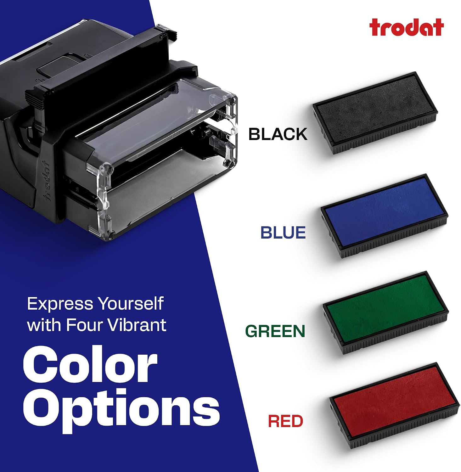 Trodat Replacement Pads, Printy 4915 Stamp, 3 Pack, Black