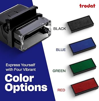 Trodat 交換用パッド プリンティ 4912 スタンプ 3個パック ブラック