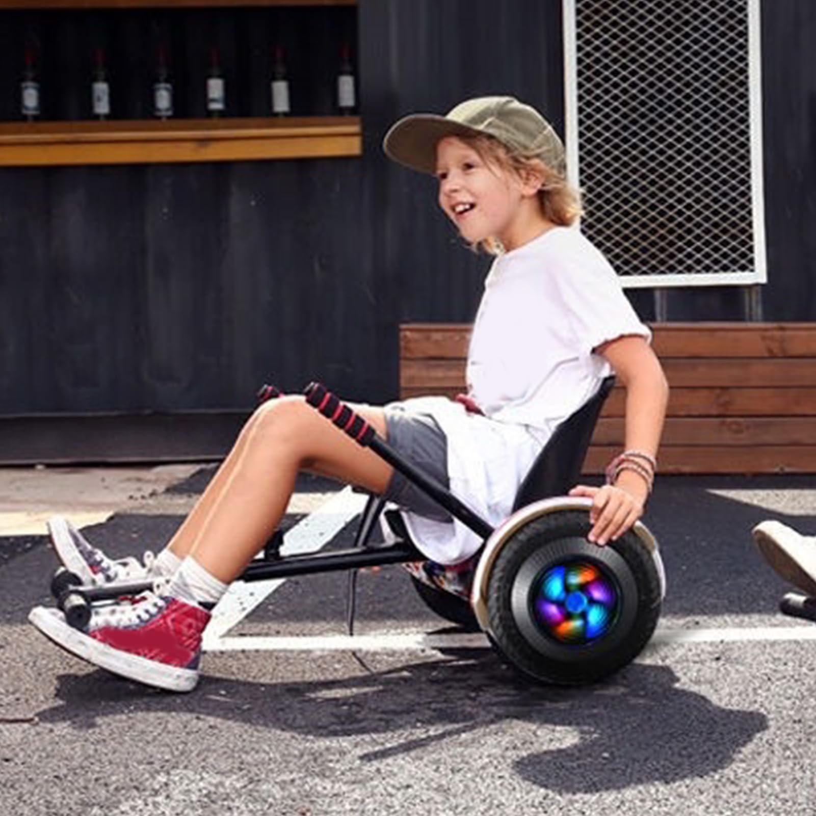 Hoverboard autobilanciati: stile , accessorio sedile per bambini | e adulti | Scooter di bilanciamento dal design regolabile, accessorio per sedile scooter per activid
