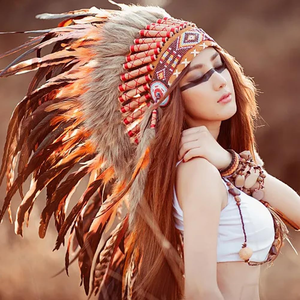 100 Pcs Natural Roosters Feathers, Natural Feathers Decoration, Soft Pheasant Tails Feather, Brown Rooster Tails Feather for Dream Catchers DIY, Hair Hats, Cosply Props, Party Decoration (100)