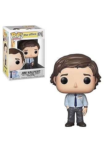 Funko Pop TV: The Office - Jim Halpert - 1/6 Chance of Rare Chase Variant - Collectable Vinyl Figure - Gift Idea - Official Merchandise - Toys for Kids & Adults - Comedy Fans