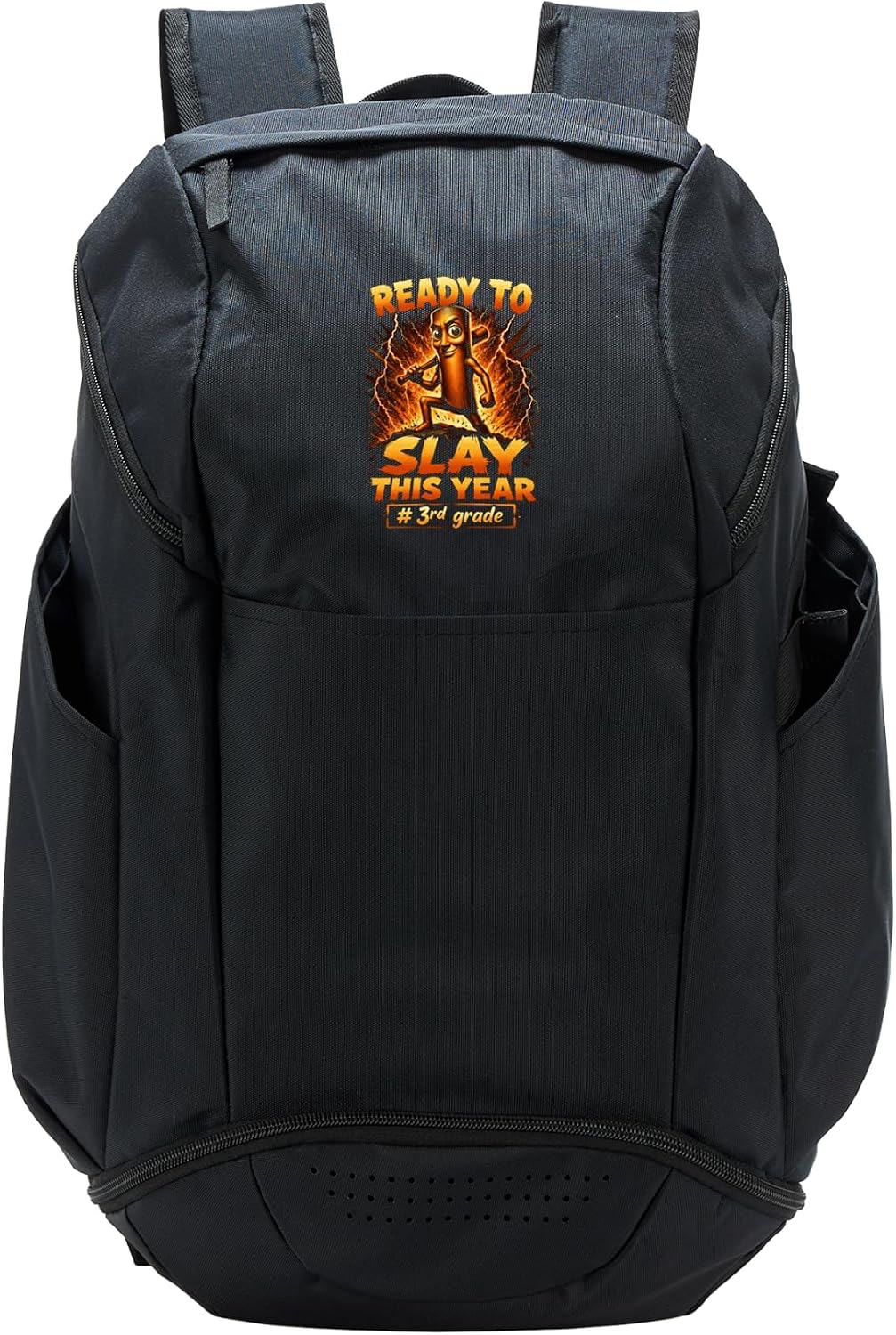 Back to School 3rd Grade Tung Tung Sahur Meme Kids Sport Backpack