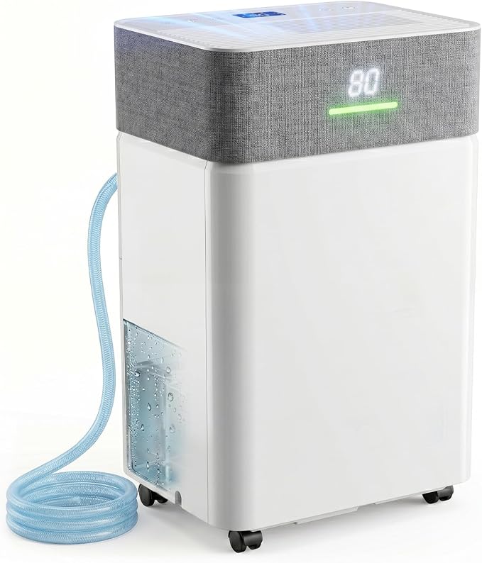 Uthfy 55-Pint Dehumidifier for Large Rooms