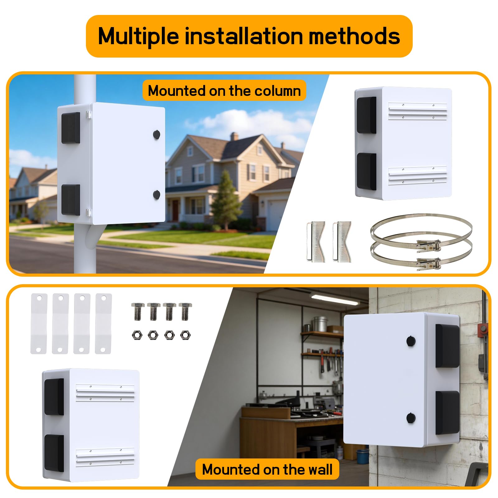 Outdoor Electrical Box with Fan & Thermostat -7