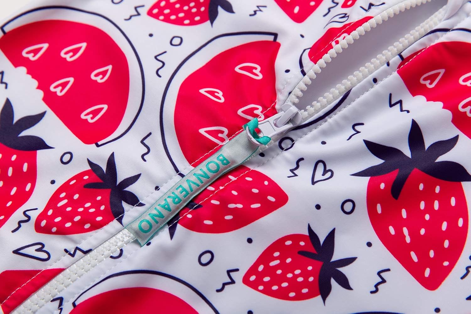 Baby Girl Sunsuits Full-Length Zipper UPF 50+ Sun Protection One Piece Swimwear with Sun Cap: Clothing, Shoes & Jewelry