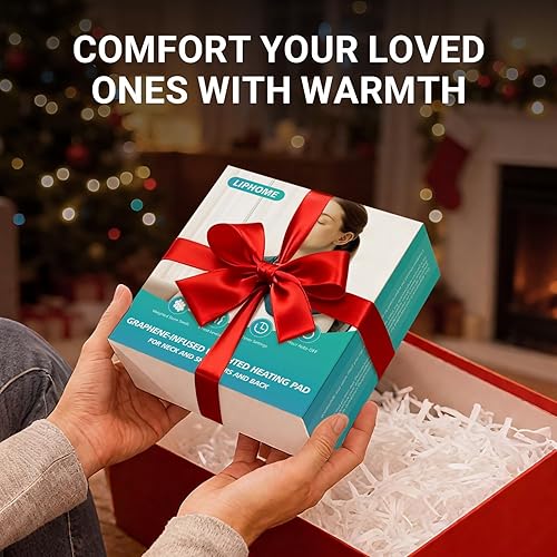 Miniatura 7 de Graphene-Infused Heating Pad for Neck and Shoulders and Back, Deeper Pain Relief Weighted Heat Pads, Heated Wrap with 6 Heat Settings 4 Auto-Off,