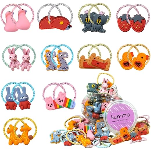 Kapimo 30 Pcs Elastic Hair Bands