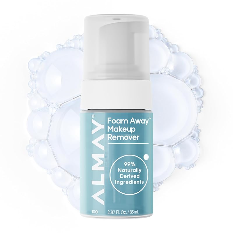 Almay Foam Away Limpador facial espumante e removedor de maquiagem, 85 mL