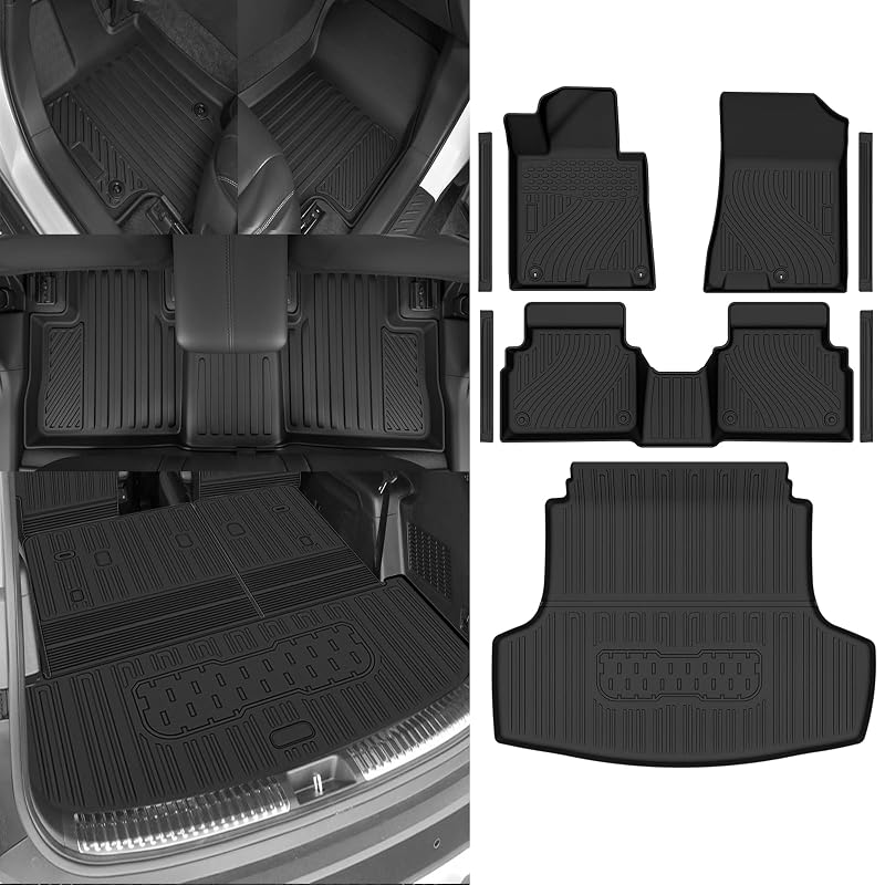 Tapetes Automotivos Sob Medida para Hyundai Sonata 2020–2026 NQOQN com Tapete de Porta-Malas e Protetor de Soleira