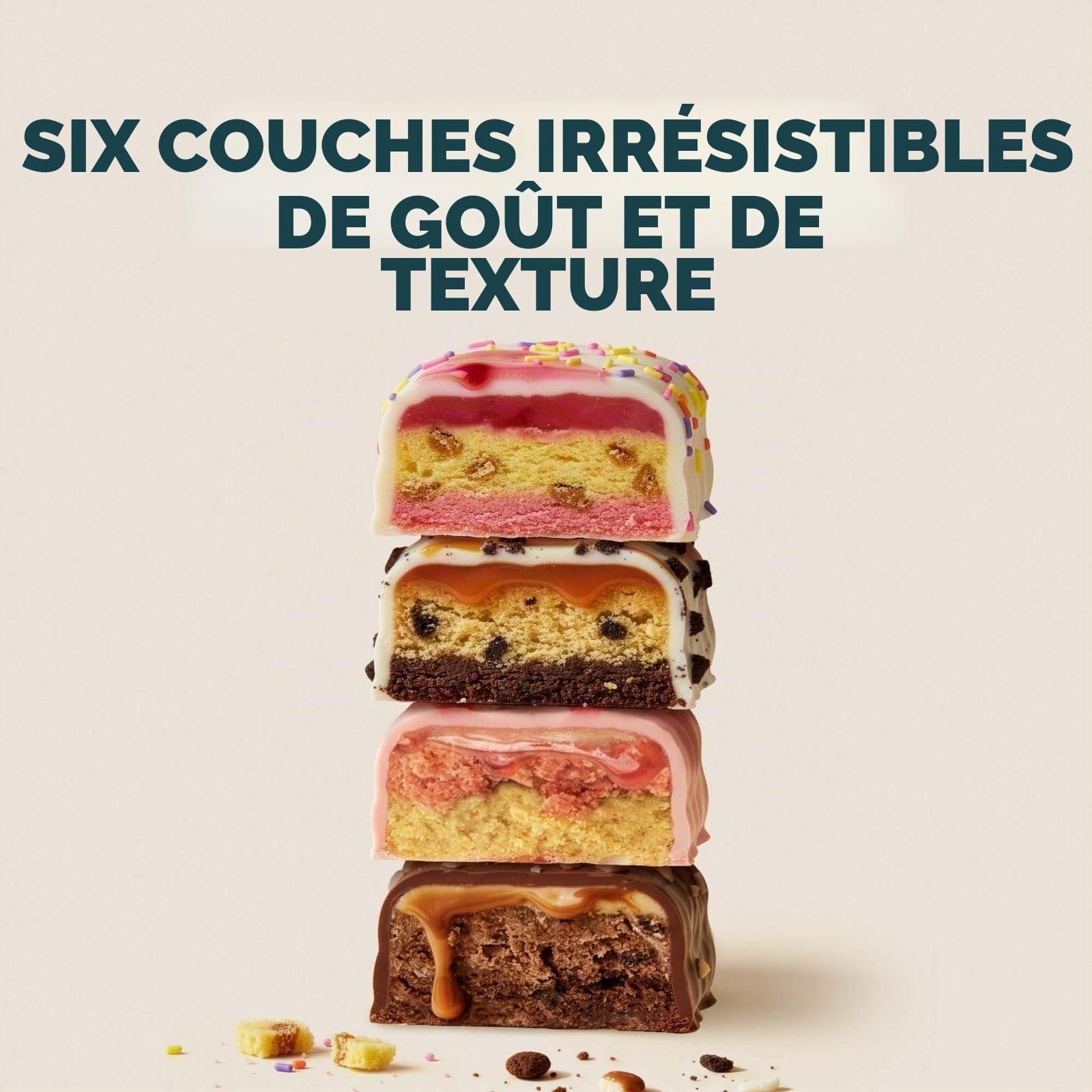 Myprotein Layered Protein Bar - Cookie Crunch - 12 x 60g