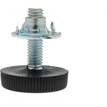 Verstellbare Möbelfüße M6, Standfüße mit Gewinde mit T-Muttern für