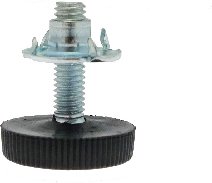 Pack of 4 M6 Adjustable Furniture Foot Set, Threaded Feet With TNuts