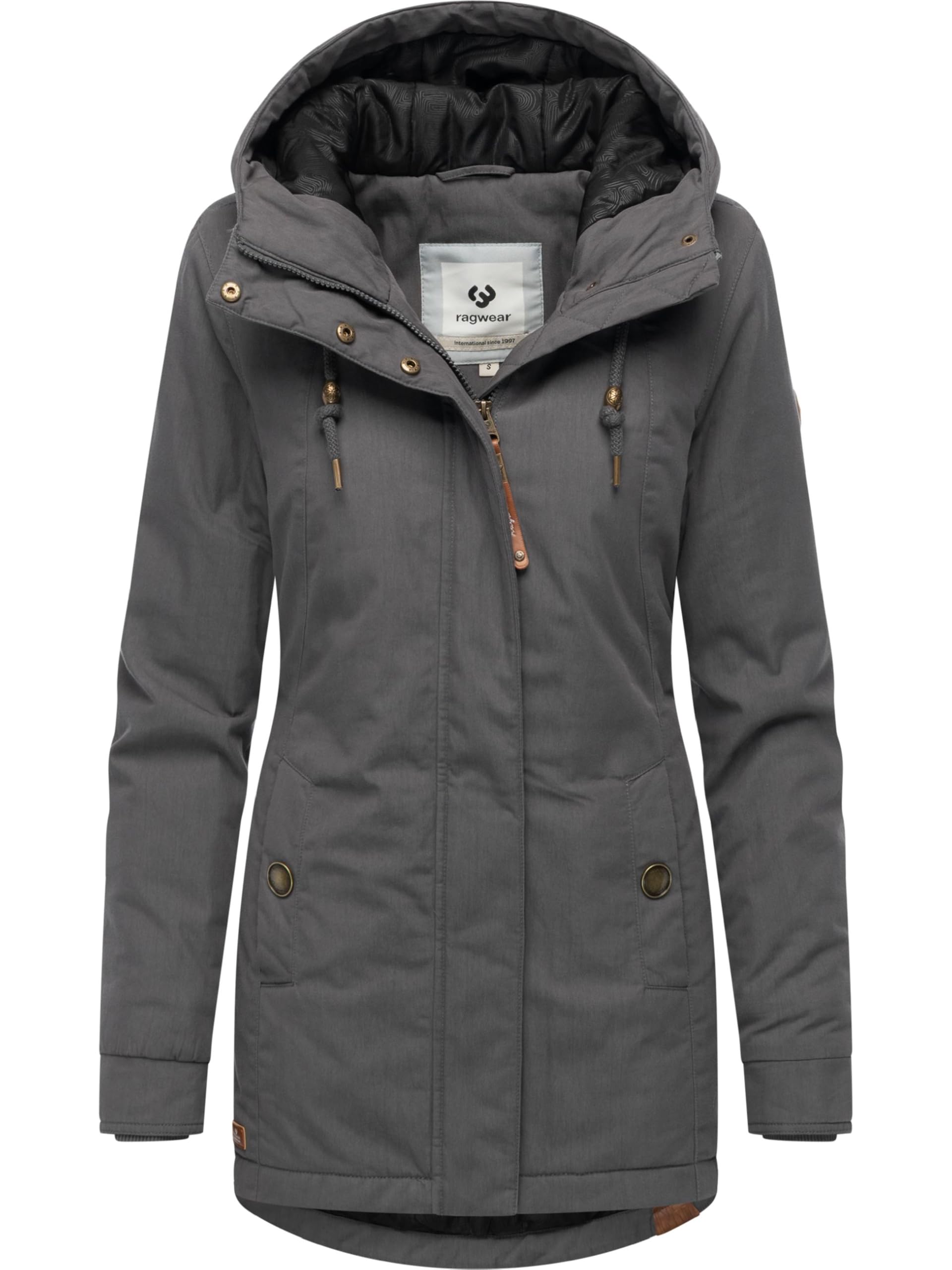 Ragwear Damen Winterparka warme Winterjacke mit Kapuze Monadena Parka YOUMODO XS-5XL