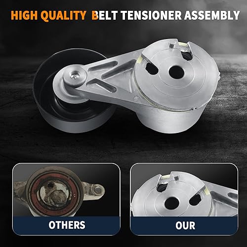 Miniatura 3 de BUYMACHINERYPARTS 10229114 38108 Conjunto tensor de correa de transmisión con polea, compatible con Chevy Blazer 89-95, para Yukon 92-95, para Chevy