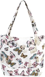 Canvas Tote Bag for Women – Reusable Shopping Bag,Foldable Bag for College, Work, Books, Grocery, Travel, Beach