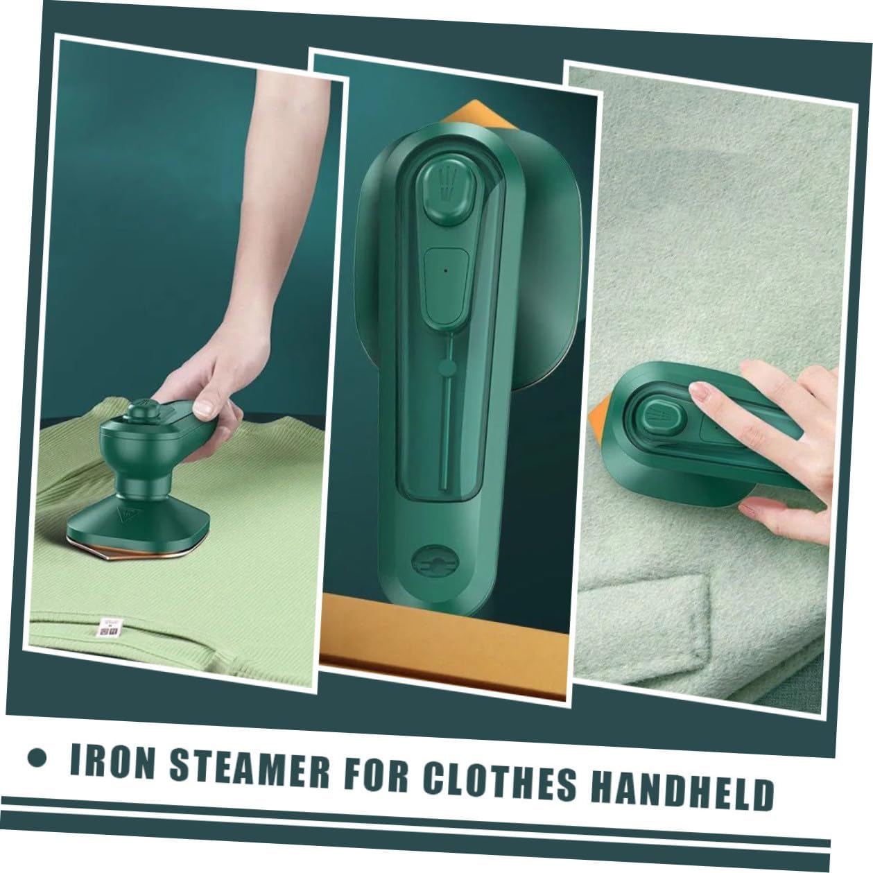 Ciieeo Portable Mini Handheld Garment Steamer for Clothing Professional Steam Iron with Plug Lightweight Wrinkle Remover for Home and Travel Efficient Fabric Softening and Dry Wet Ironing