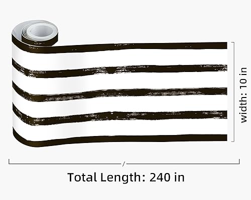 Vista 206 de FLFK Calcomanías de pared para despegar y pegar, para habitación de los niños, calcomanías de peces bajo el mar, 4 x 240 pulgadas (azul)